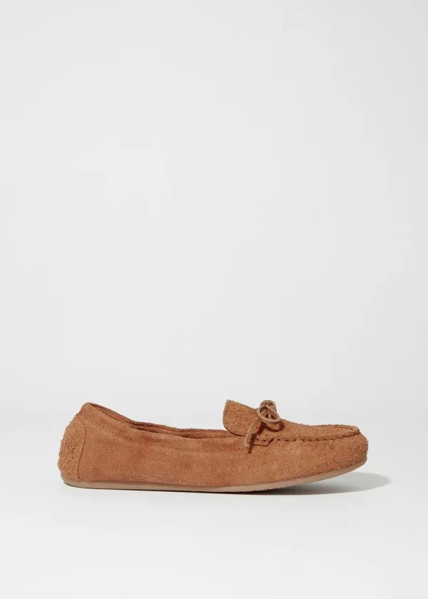 Women Loafers and Other Stories Soft Suede Loafers Brown