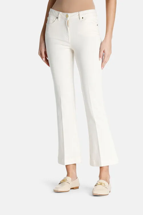 Women Luisa Spagnoli Accadia Accadia Ivory Pants