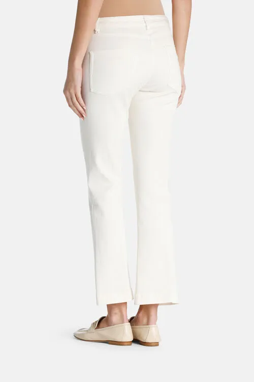 Women Luisa Spagnoli Accadia Accadia Ivory Pants Women Luisa Spagnoli Accadia Accadia Ivory Pants