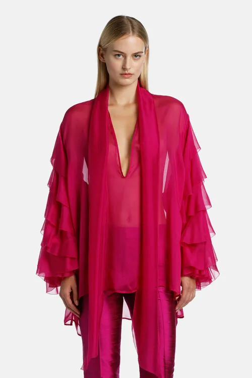 Women Luisa Spagnoli Brillina Brillina Fuchsia Fashion Show