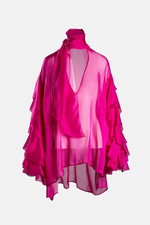 Women Luisa Spagnoli Brillina Brillina Fuchsia Fashion Show