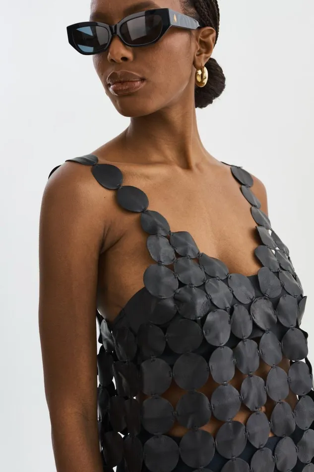 Women MALIA Multi Circle Mini Dress Black LAMARQUE Dresses Women MALIA Multi Circle Mini Dress Black LAMARQUE Dresses
