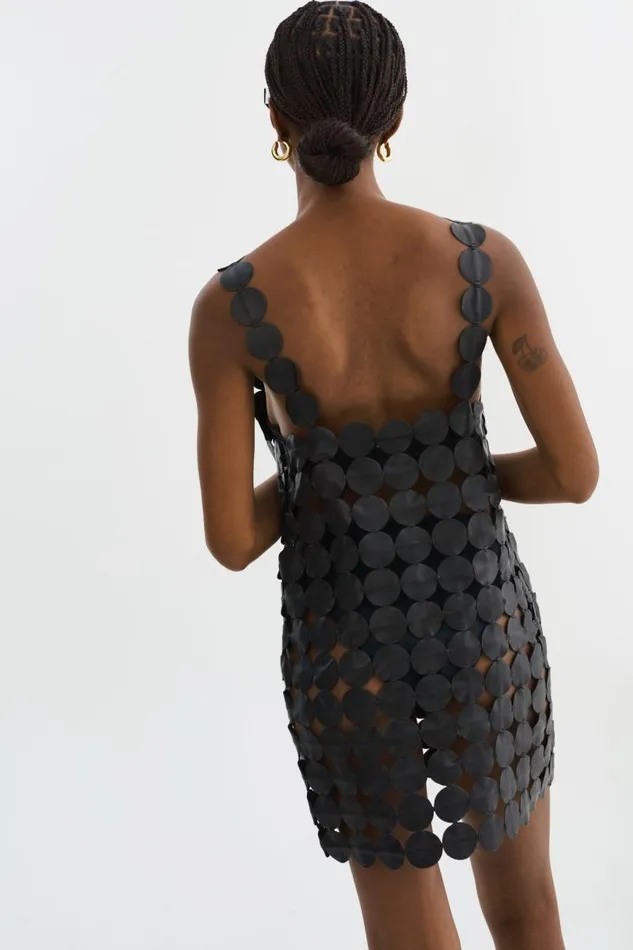 Women MALIA Multi Circle Mini Dress Black LAMARQUE Dresses Women MALIA Multi Circle Mini Dress Black LAMARQUE Dresses
