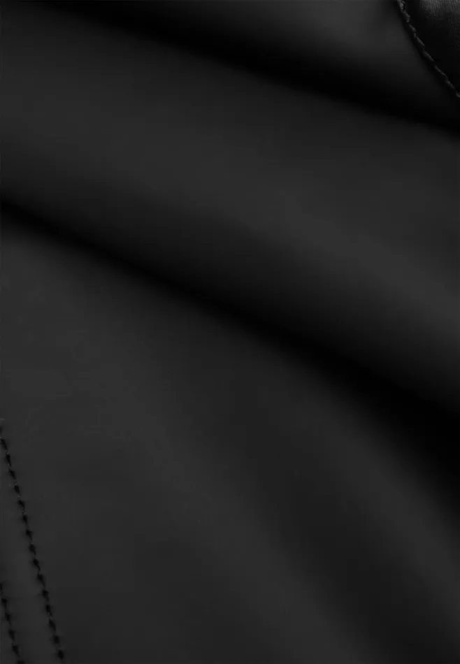 Women Manire De Voir Leather Cut Out Mini Dress Black