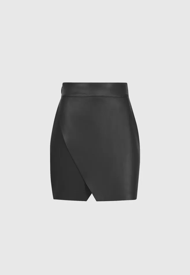 Women Manire De Voir Overlay Skort Black
