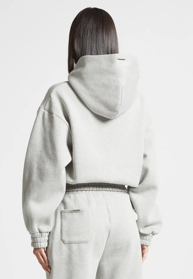 Women Manire De Voir ternelle Eiffel Embossed Hoodie Grey