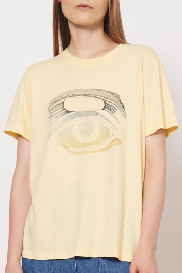 Women Marigold Betty Tee With Evil Eye Raquel Allegra TShirts