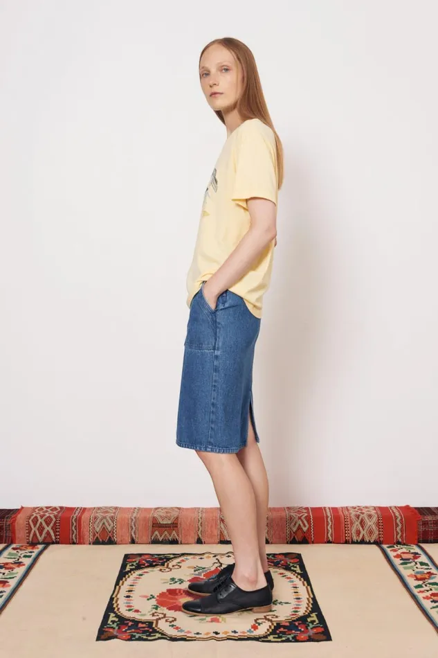 Women Marigold Betty Tee With Evil Eye Raquel Allegra Tops