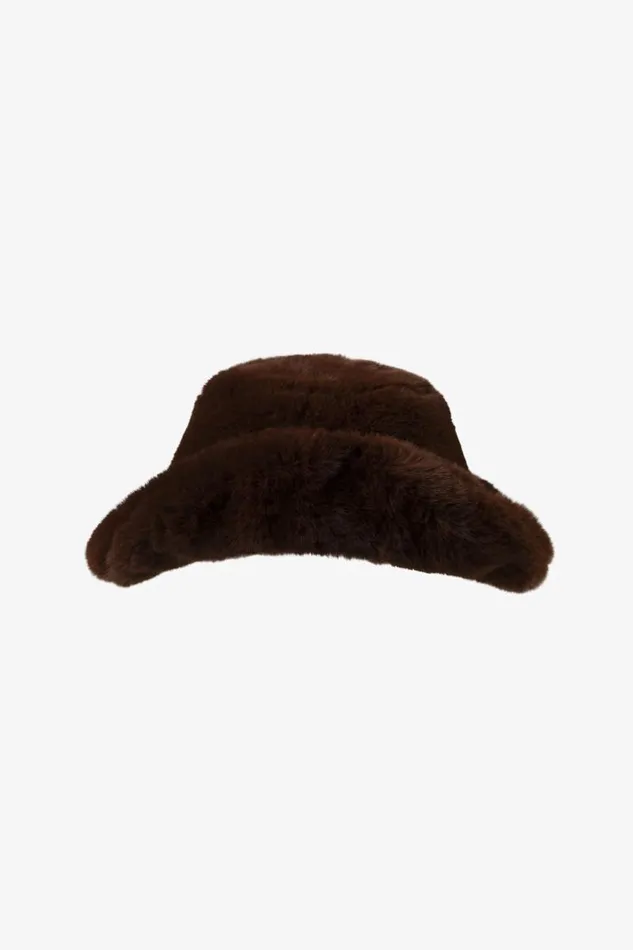 Women MEL Faux Fur Cowboy Hat Russet LAMARQUE Hats Women MEL Faux Fur Cowboy Hat Russet LAMARQUE Hats