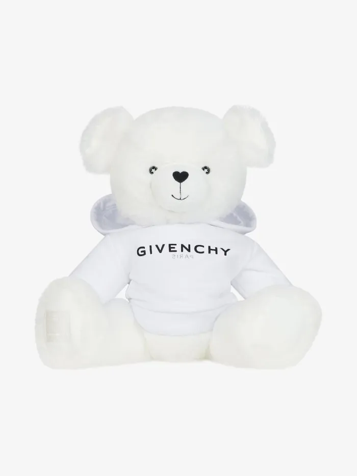 WomenMen Baby 1 Month To 3 Years Givenchy GIVENCHY Reverse Teddy Bear In Fleece White WomenMen Baby 1 Month To 3 Years Givenchy GIVENCHY Reverse Teddy Bear In Fleece White