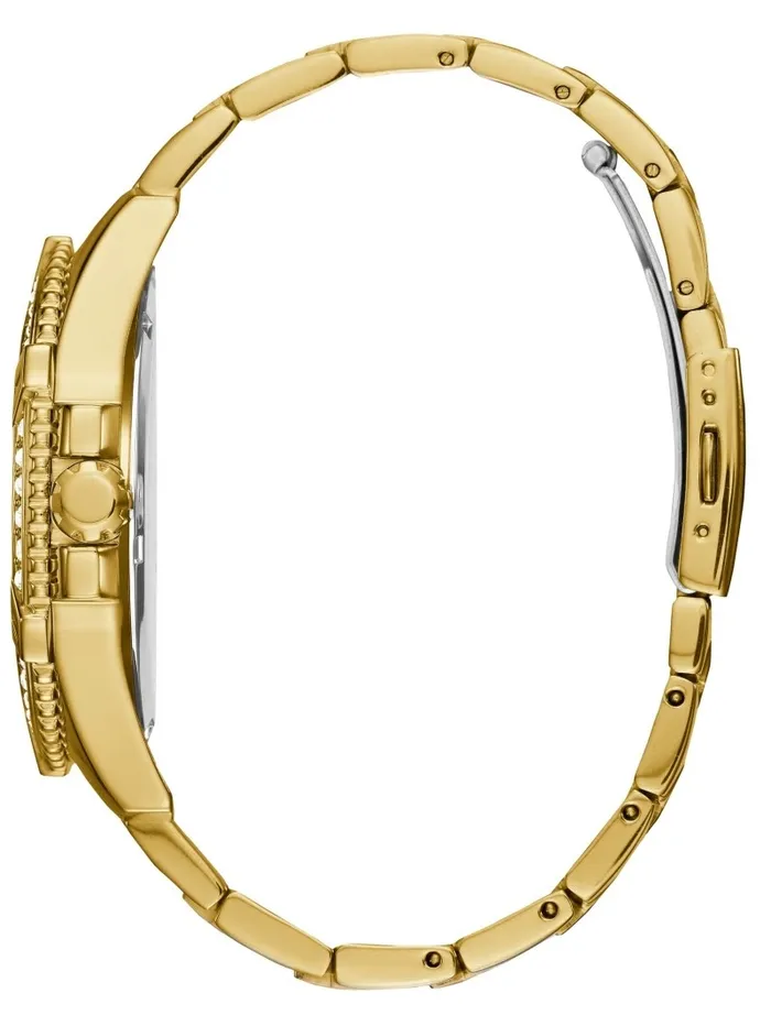 WomenMen GoldTone Multifunction Watch Gold Watches GUESS WomenMen GoldTone Multifunction Watch Gold Watches GUESS