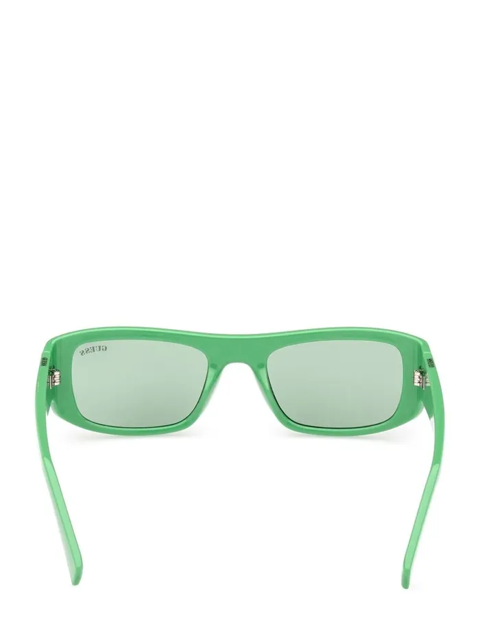 WomenMen GUESS GUESS Originals Rectangle Sunglasses Green Sunglasses WomenMen GUESS GUESS Originals Rectangle Sunglasses Green Sunglasses