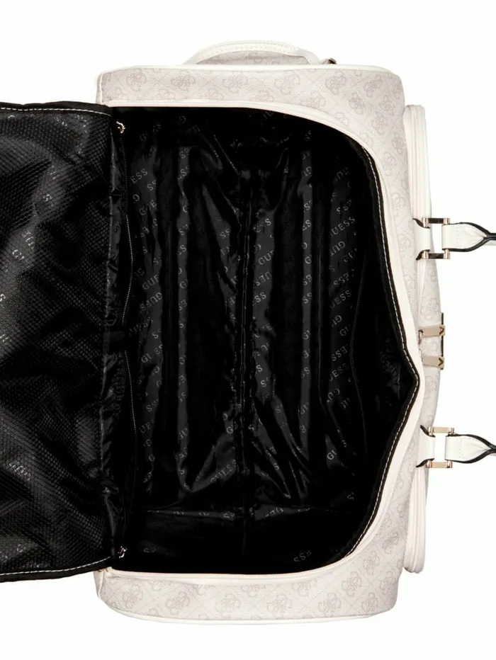 WomenMen Luggage and Travel Bags GUESS Jesco Wheeled Duffel Bag Dove WomenMen Luggage and Travel Bags GUESS Jesco Wheeled Duffel Bag Dove