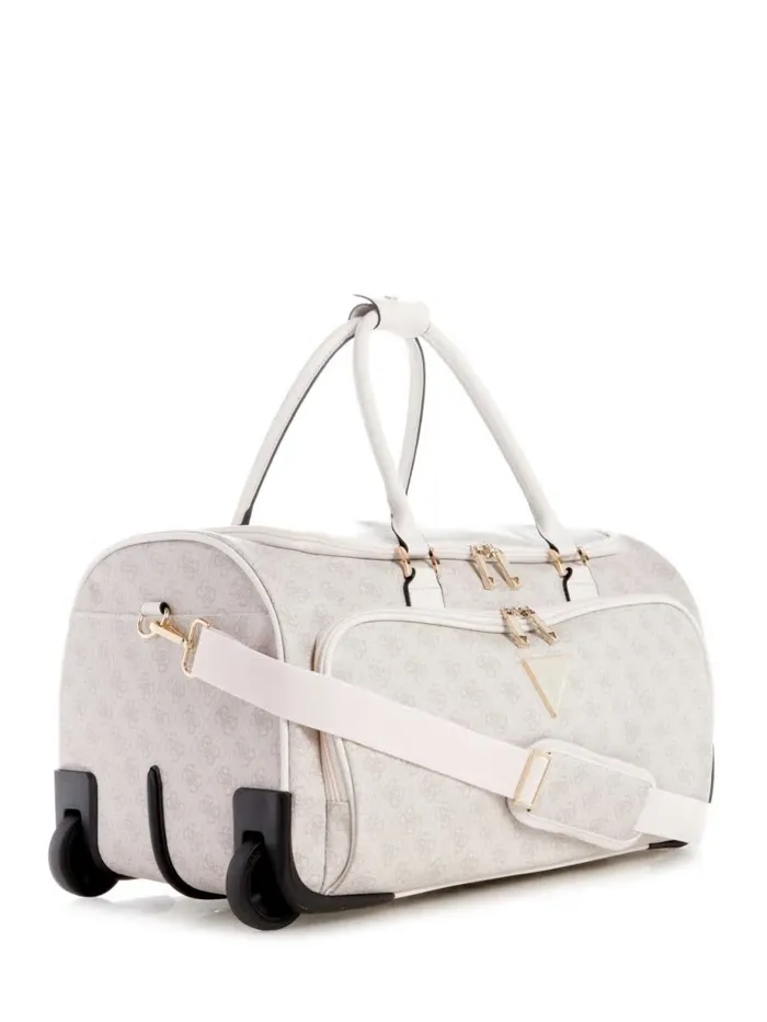 WomenMen Luggage and Travel Bags GUESS Jesco Wheeled Duffel Bag Dove WomenMen Luggage and Travel Bags GUESS Jesco Wheeled Duffel Bag Dove