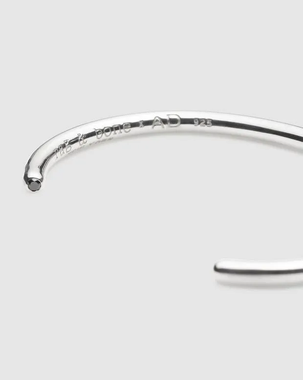 WomenMen rag and bone The Tube Dot Cuff Sterling Silver Jewelry