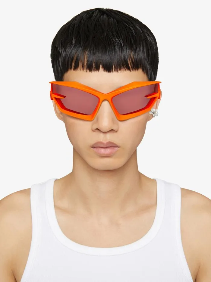WomenMen Sunglasses Givenchy Giv Cut Unisex Injected Sunglasses Orange Fluo WomenMen Sunglasses Givenchy Giv Cut Unisex Injected Sunglasses Orange Fluo