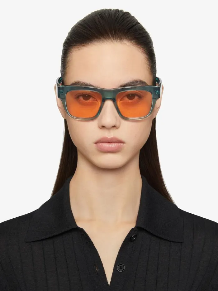 WomenMen Sunglasses Givenchy GV Day Unisex Sunglasses In Acetate Greenorange WomenMen Sunglasses Givenchy GV Day Unisex Sunglasses In Acetate Greenorange