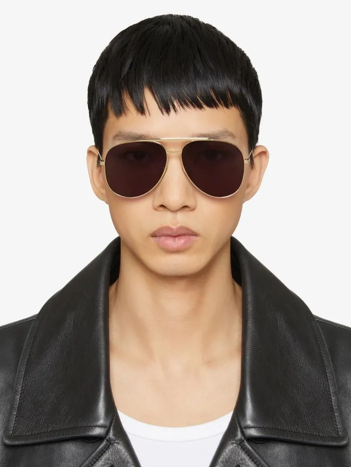 WomenMen Sunglasses Givenchy GV Speed Unisex Sunglasses In Metal Golden WomenMen Sunglasses Givenchy GV Speed Unisex Sunglasses In Metal Golden