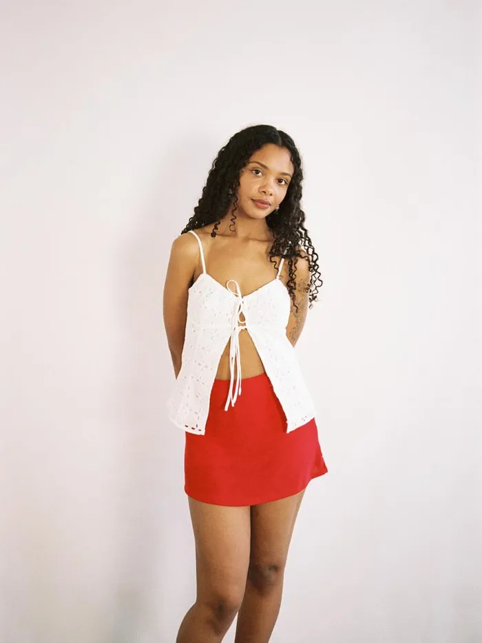 Women Mia Eyelet Top White Lisa Says Gah Blouses