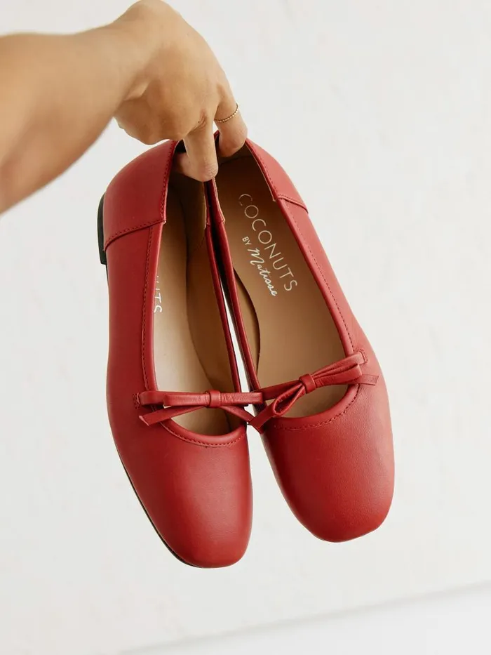 Women Missy Ballet Flat Red Lisa Says Gah Flats
