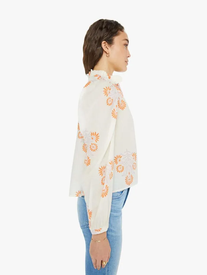 Women Mother Denim Ana Shirt Papaya Aster Women Mother Denim Ana Shirt Papaya Aster