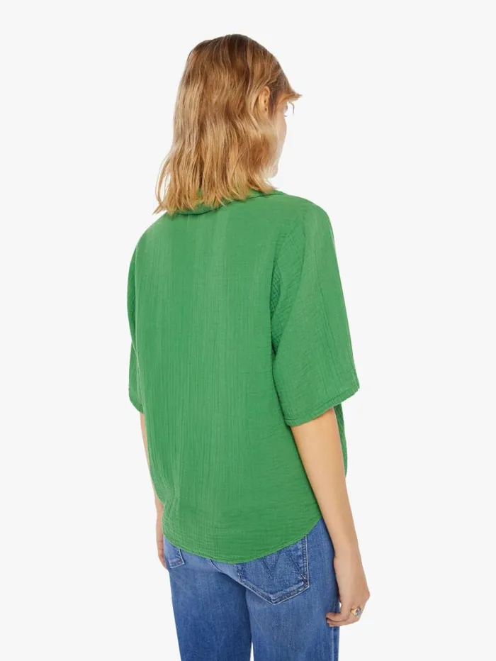 Women Mother Denim Ryder Top Pesto