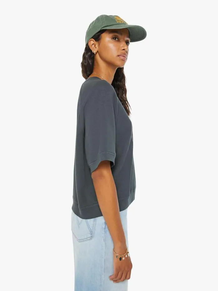 Women Mother Denim The Short Sleeve Concert Moonshine