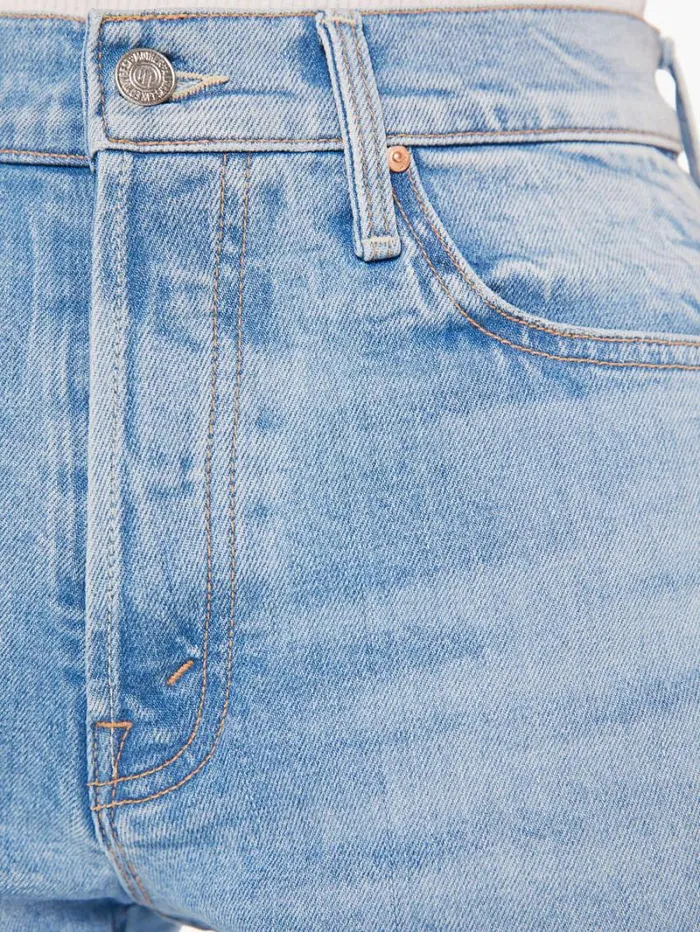 Women Mother Denim The Tomcat Kick Fray Short Wash Let Them Eat Cake