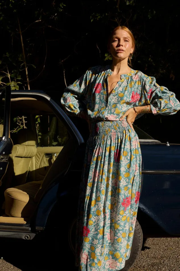 Women Natalie Martin Bottoms Bella Skirt Lehua Sea Women Natalie Martin Bottoms Bella Skirt Lehua Sea