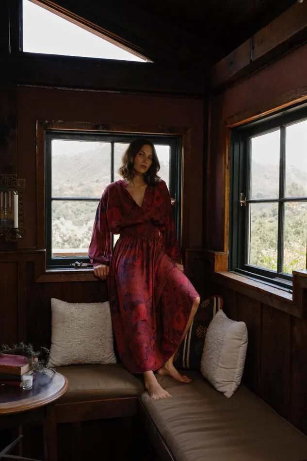Women Natalie Martin Bottoms Bella Skirt Peacock Currant