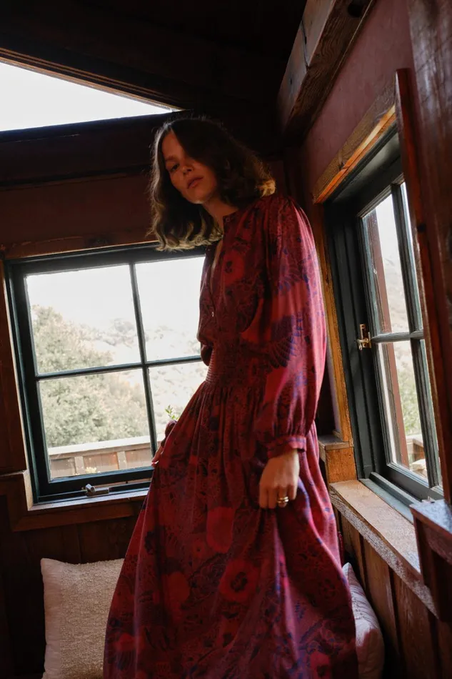 Women Natalie Martin Bottoms Bella Skirt Peacock Currant