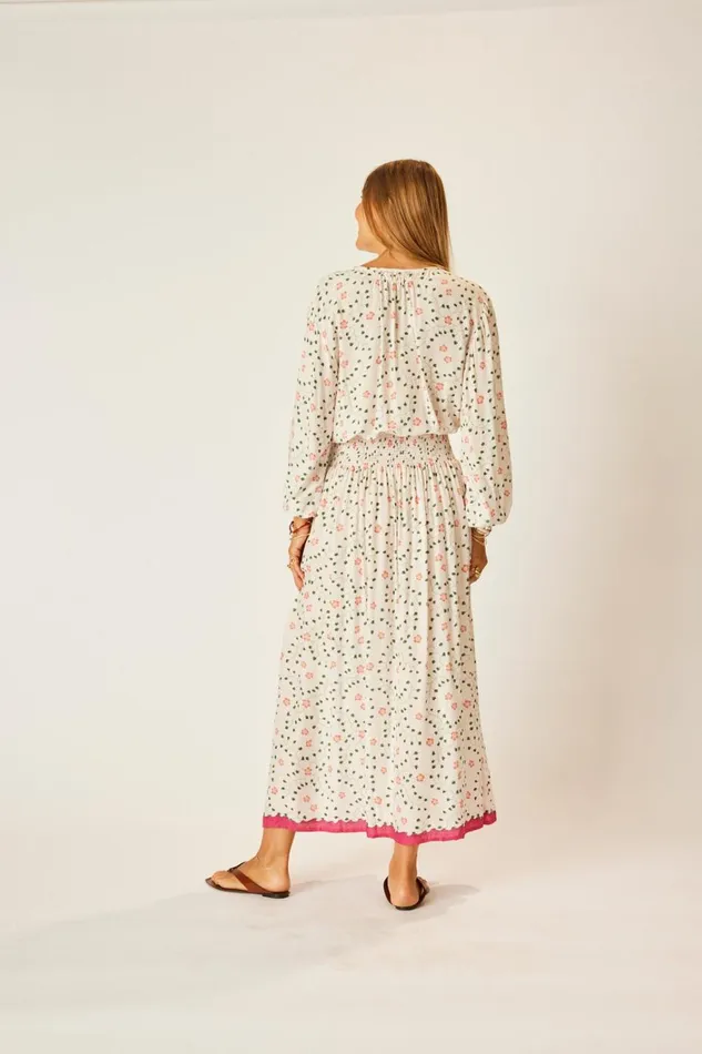 Women Natalie Martin Bottoms Bella Skirt Pinwheel Cotton