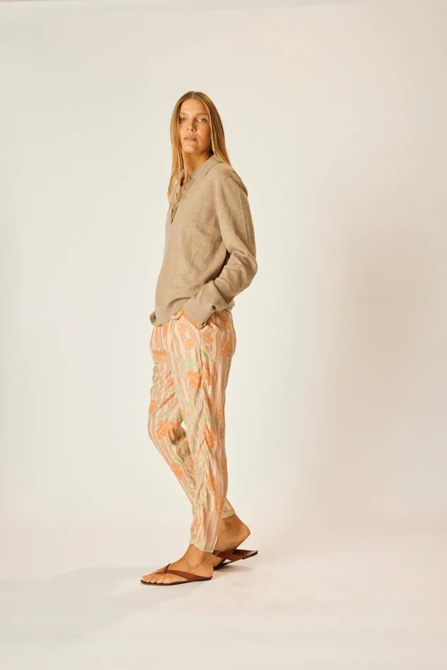Women Natalie Martin Bottoms Bianca Pant Chamomile Apricot