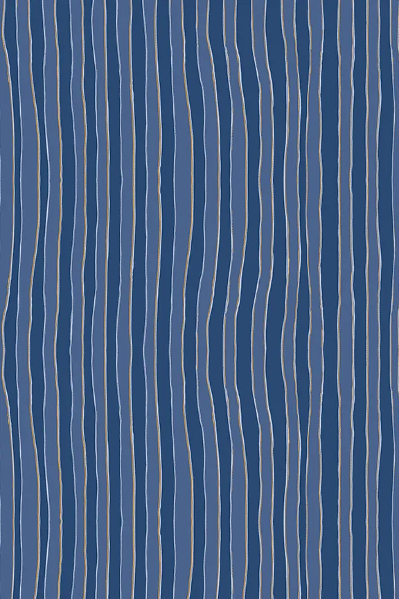 Women Natalie Martin Bottoms Kev Short Unisex Batik Stripe Navy
