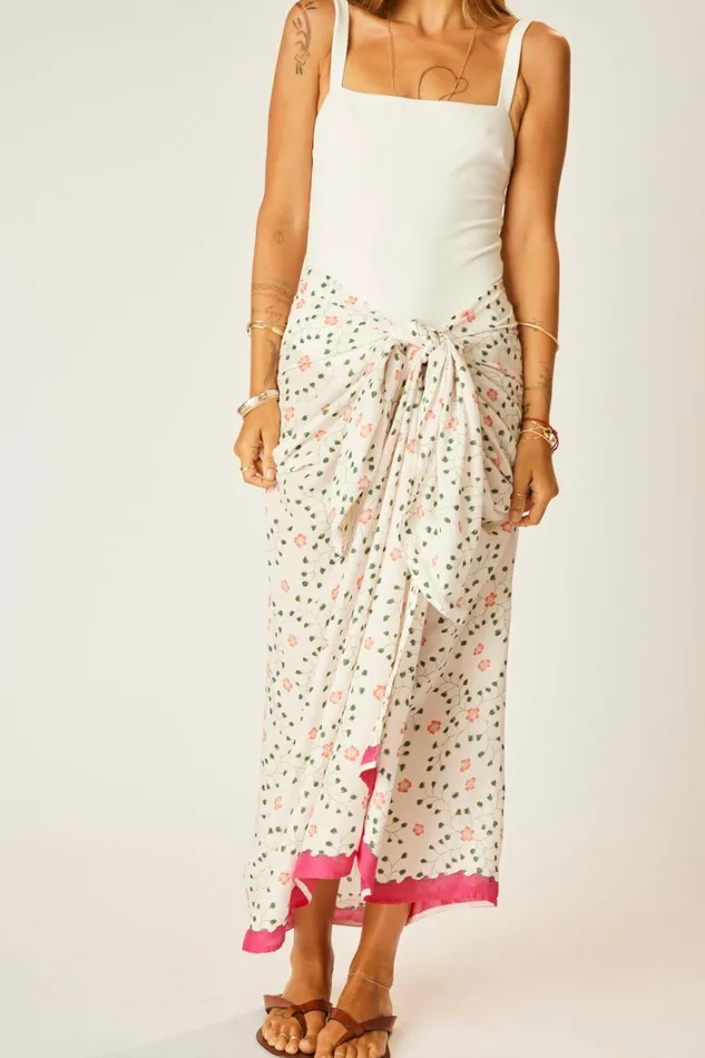 Women Natalie Martin Bottoms Sarong Pinwheel Cotton Women Natalie Martin Bottoms Sarong Pinwheel Cotton