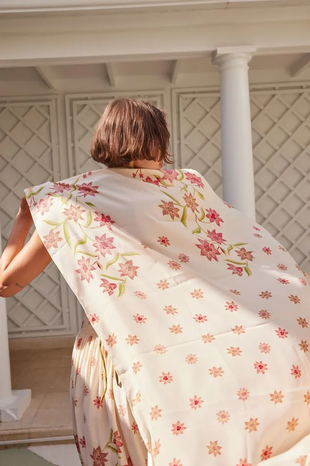 Women Natalie Martin Bottoms Sarong Starflower Cream Women Natalie Martin Bottoms Sarong Starflower Cream
