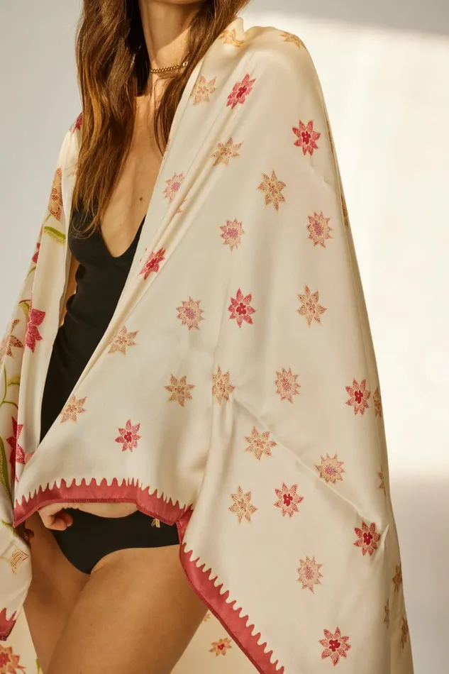 Women Natalie Martin Bottoms Sarong Starflower Cream Women Natalie Martin Bottoms Sarong Starflower Cream