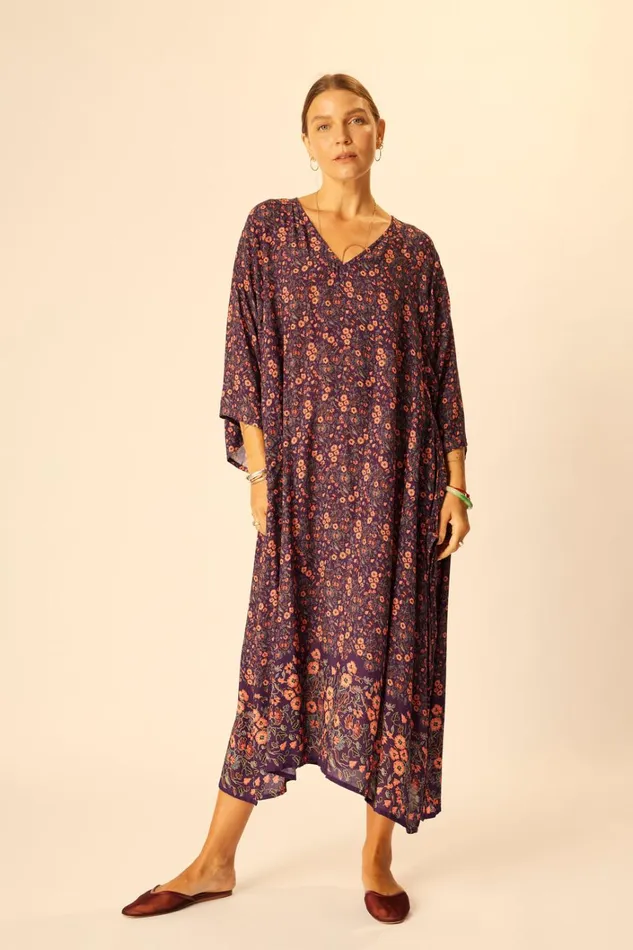 Women Natalie Martin CoverUps Marin Dress With Sash Batik Stripe Sage