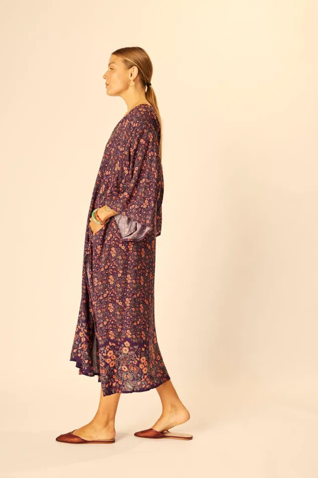 Women Natalie Martin CoverUps Marin Dress With Sash Batik Stripe Sage