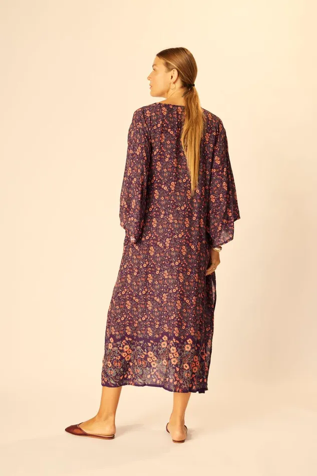 Women Natalie Martin CoverUps Marin Dress With Sash Batik Stripe Sage
