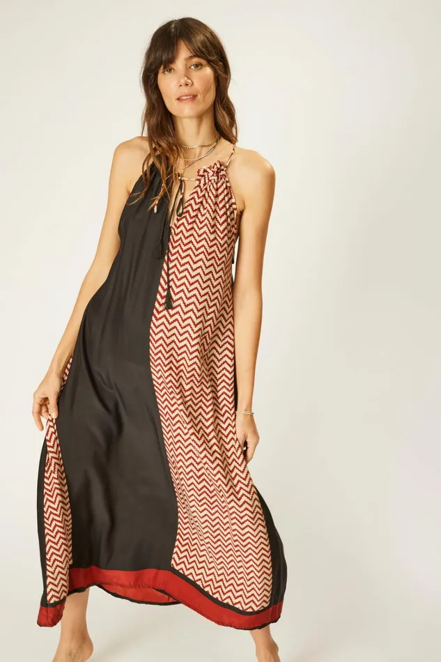 Women Natalie Martin CoverUps Marlien Dress Black Silk