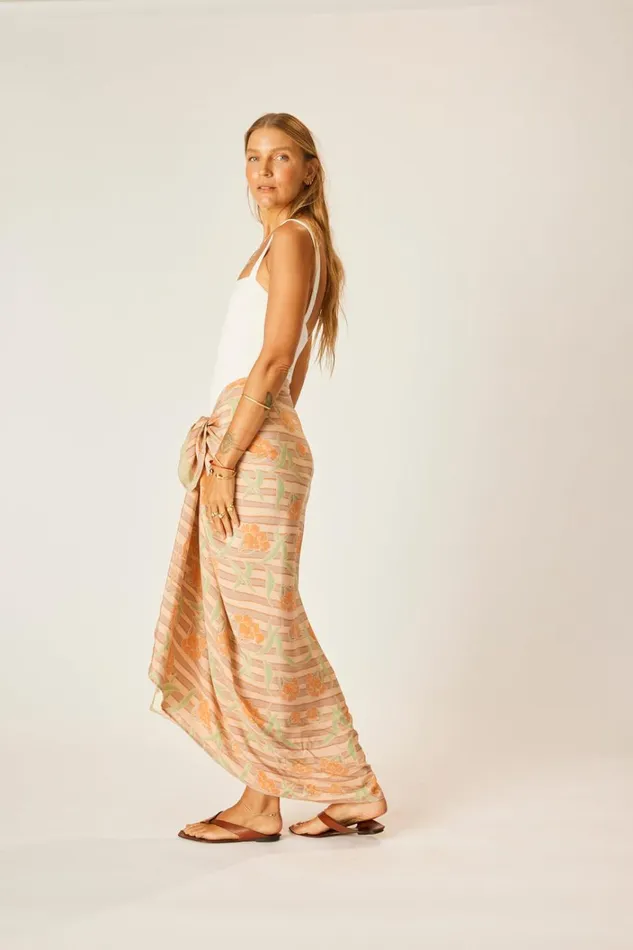 Women Natalie Martin CoverUps Sarong Chamomile Apricot Women Natalie Martin CoverUps Sarong Chamomile Apricot