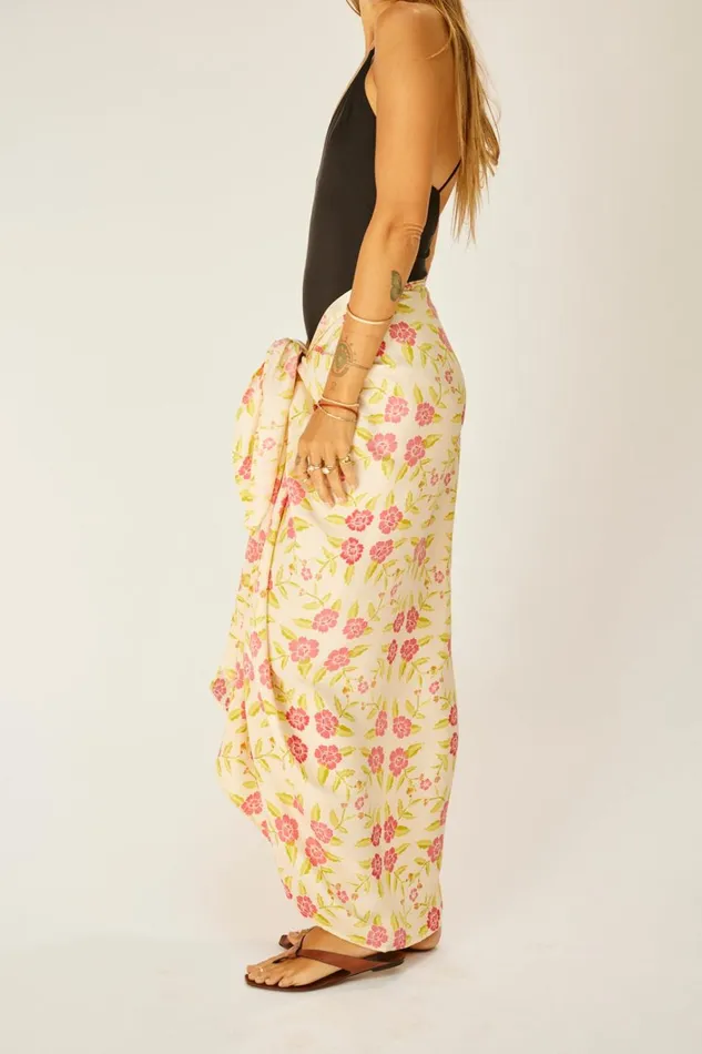 Women Natalie Martin CoverUps Sarong Prairie Dusty Crimson Women Natalie Martin CoverUps Sarong Prairie Dusty Crimson