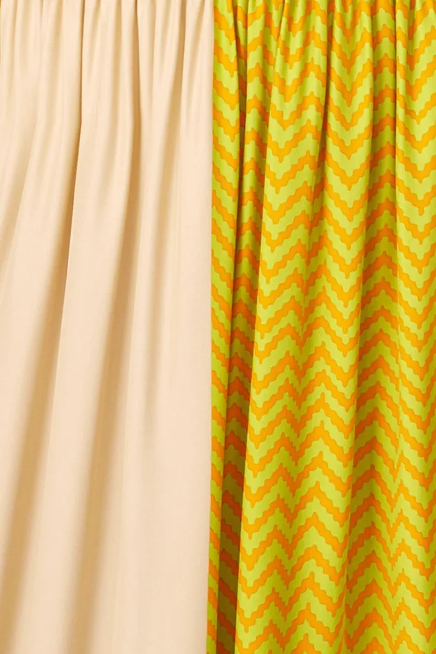 Women Natalie Martin CoverUps Saylor Kimono Block Zigzag Tangerine