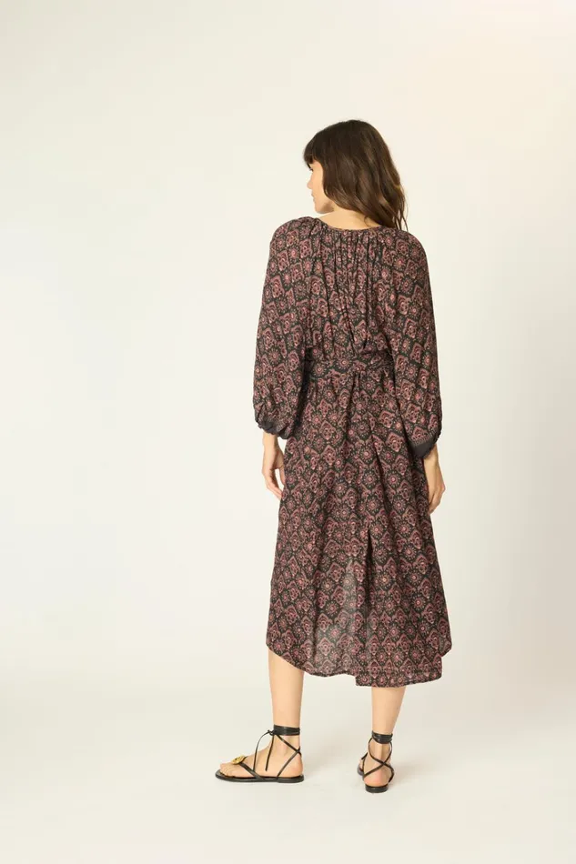 Women Natalie Martin Dresses Alex Midi With Sash Fleurdelis Black Women Natalie Martin Dresses Alex Midi With Sash Fleurdelis Black