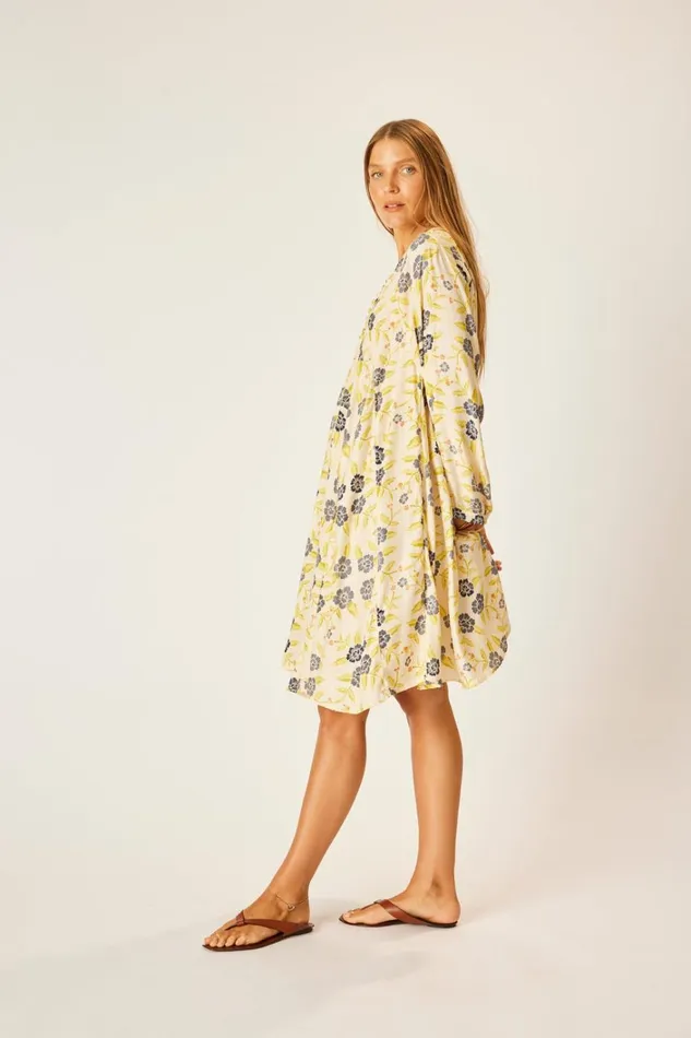 Women Natalie Martin Dresses Fiore Short Dress Prairie Indigo