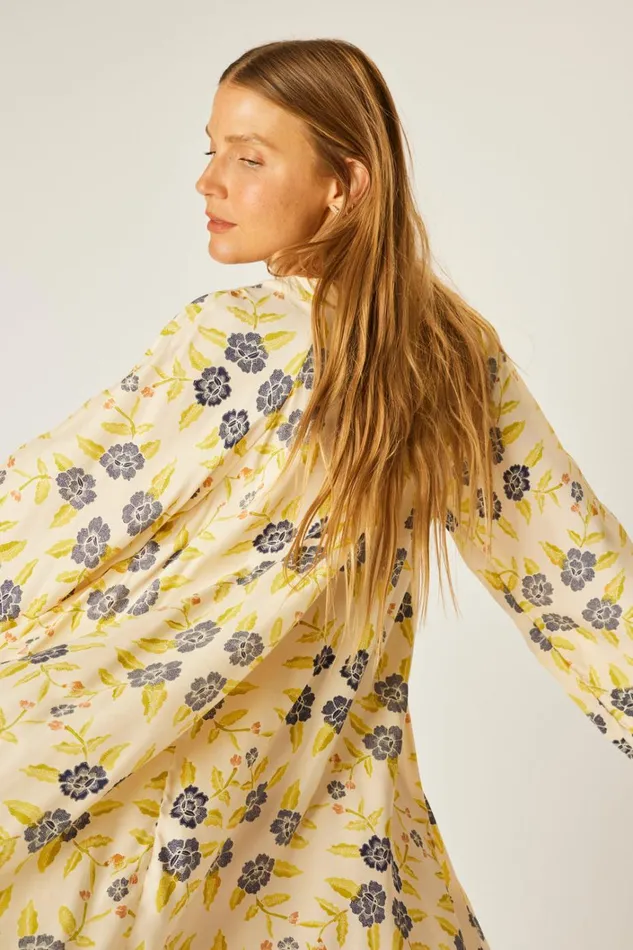 Women Natalie Martin Dresses Fiore Short Dress Prairie Indigo