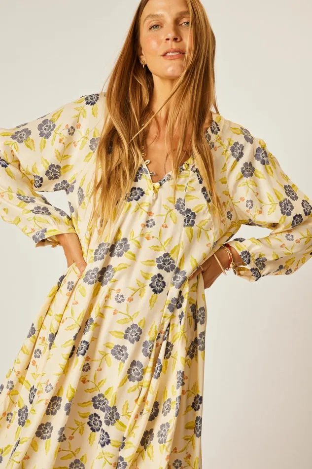 Women Natalie Martin Dresses Fiore Short Dress Prairie Indigo