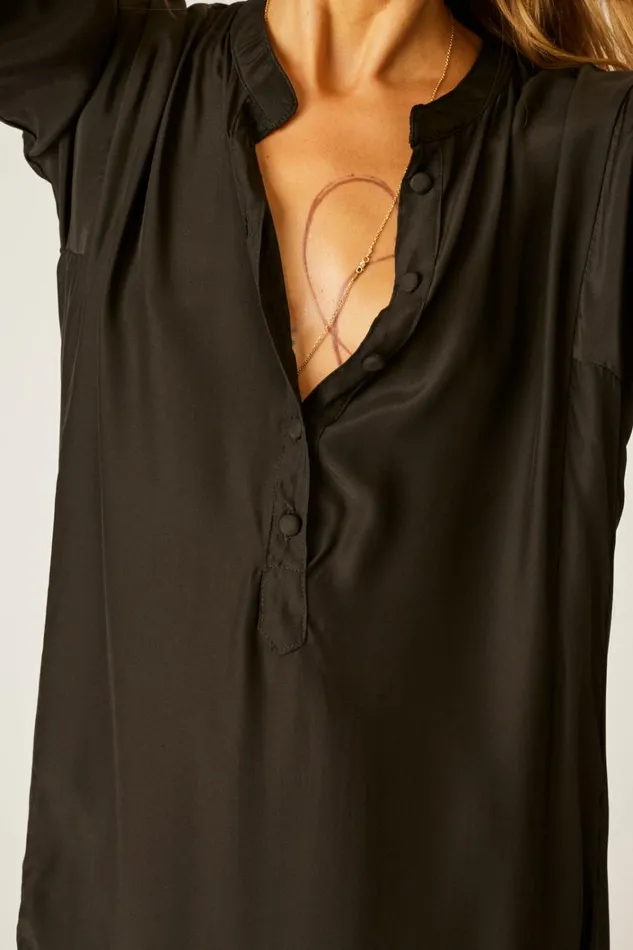 Women Natalie Martin Dresses Isobel Dress Black Silk