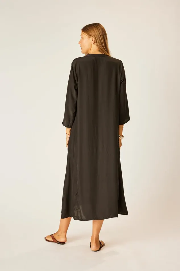 Women Natalie Martin Dresses Isobel Dress Black Silk